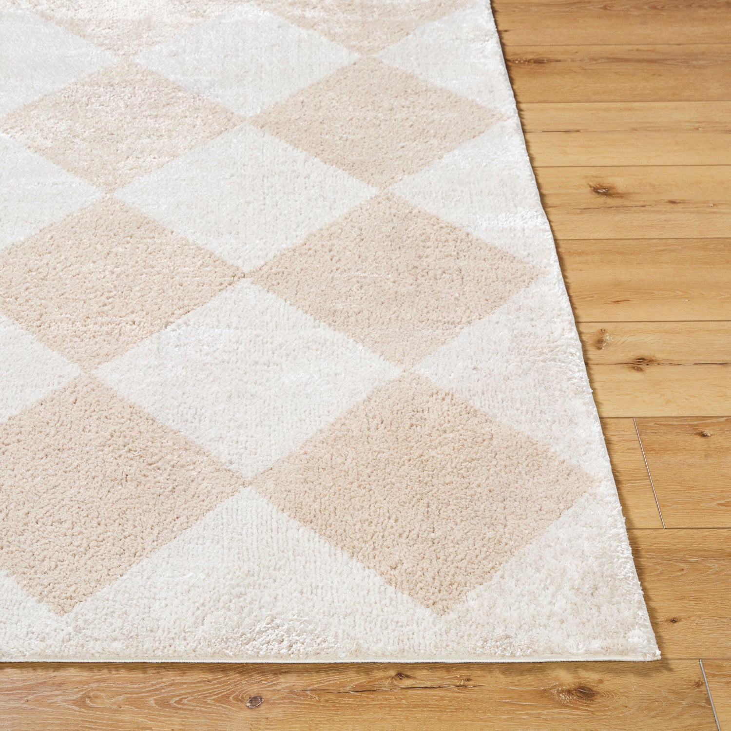 Fossay Shag Machine Washable Modern Shaggy Beige FSG2324 Rug - Love-Rugs
