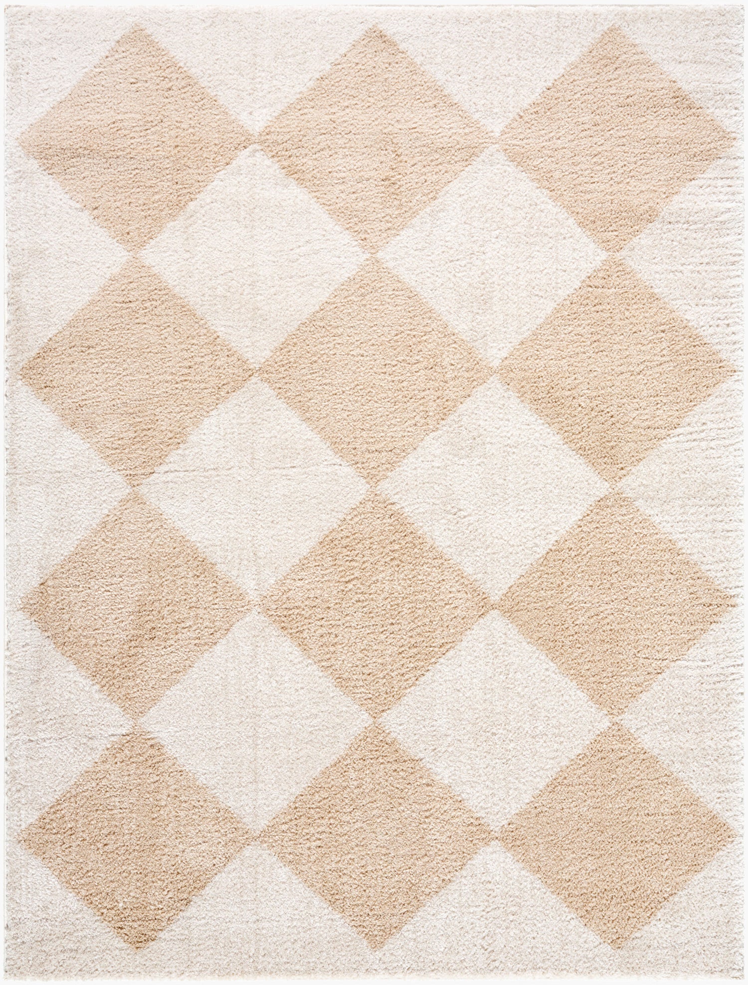 Fossay Shag Machine Washable Modern Shaggy Beige FSG2324 Rug - Love-Rugs