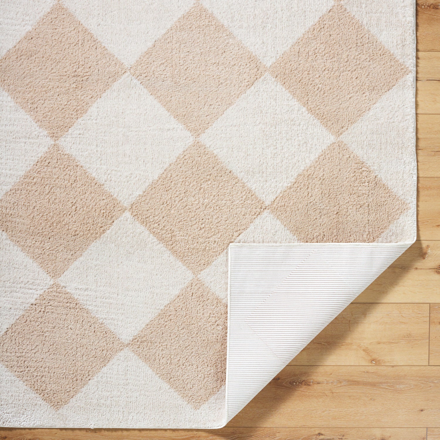 Fossay Shag Machine Washable Modern Shaggy Beige FSG2324 Rug - Love-Rugs