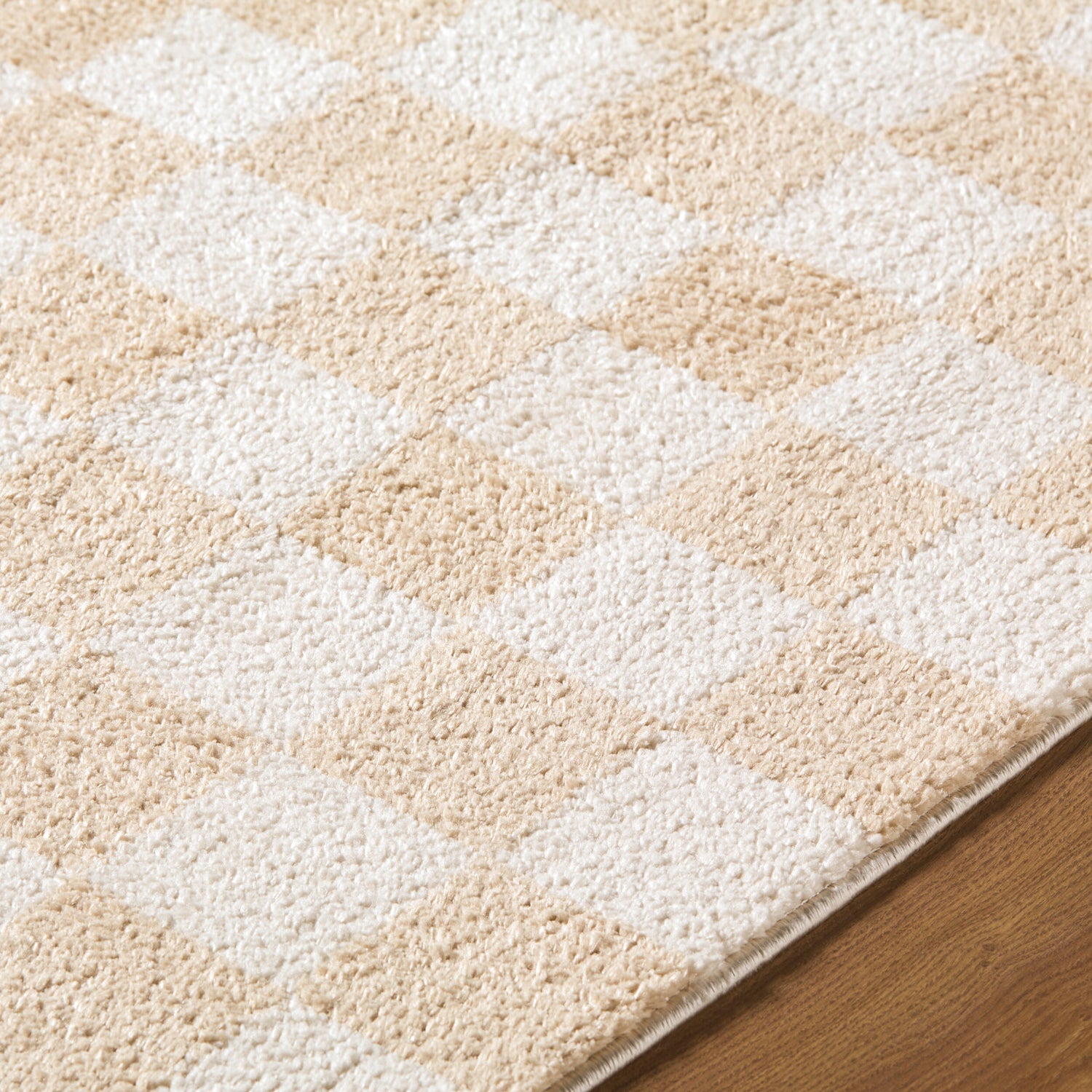 Fossay Shag Machine Washable Modern Shaggy Beige FSG2329 Rug - Love-Rugs