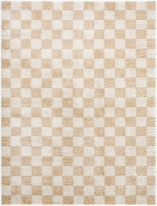 Fossay Shag Machine Washable Modern Shaggy Beige FSG2329 Rug - Love-Rugs