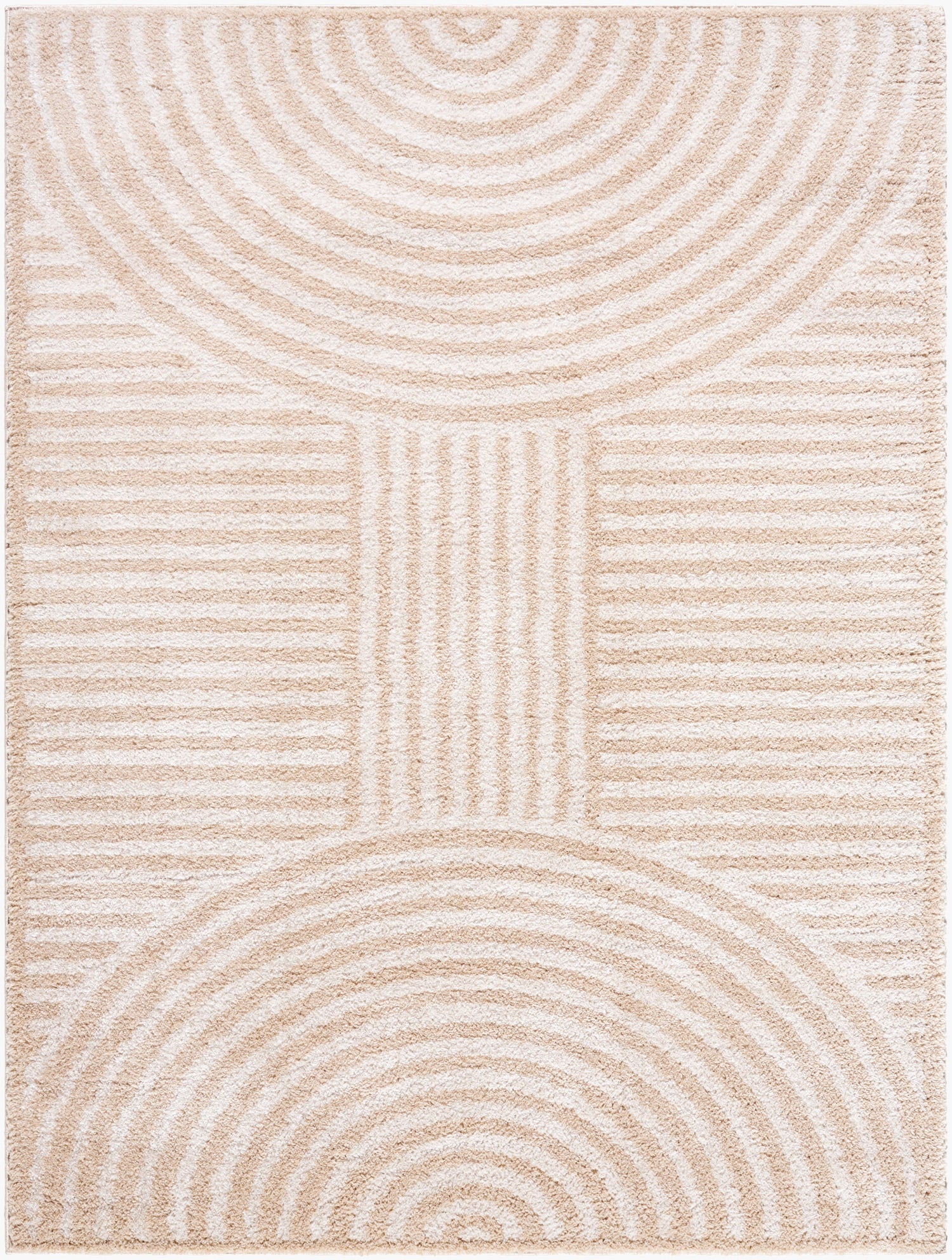 Fossay Shag Machine Washable Modern Shaggy Beige FSG2332 Rug - Love-Rugs