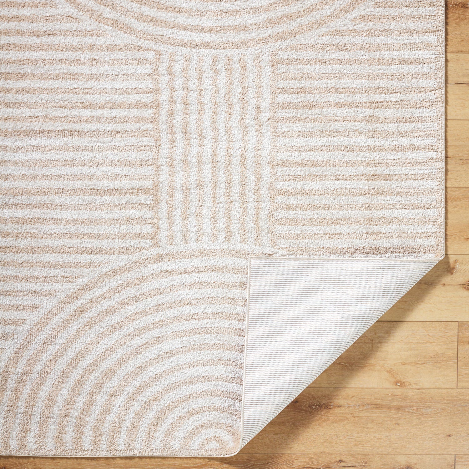 Fossay Shag Machine Washable Modern Shaggy Beige FSG2332 Rug - Love-Rugs