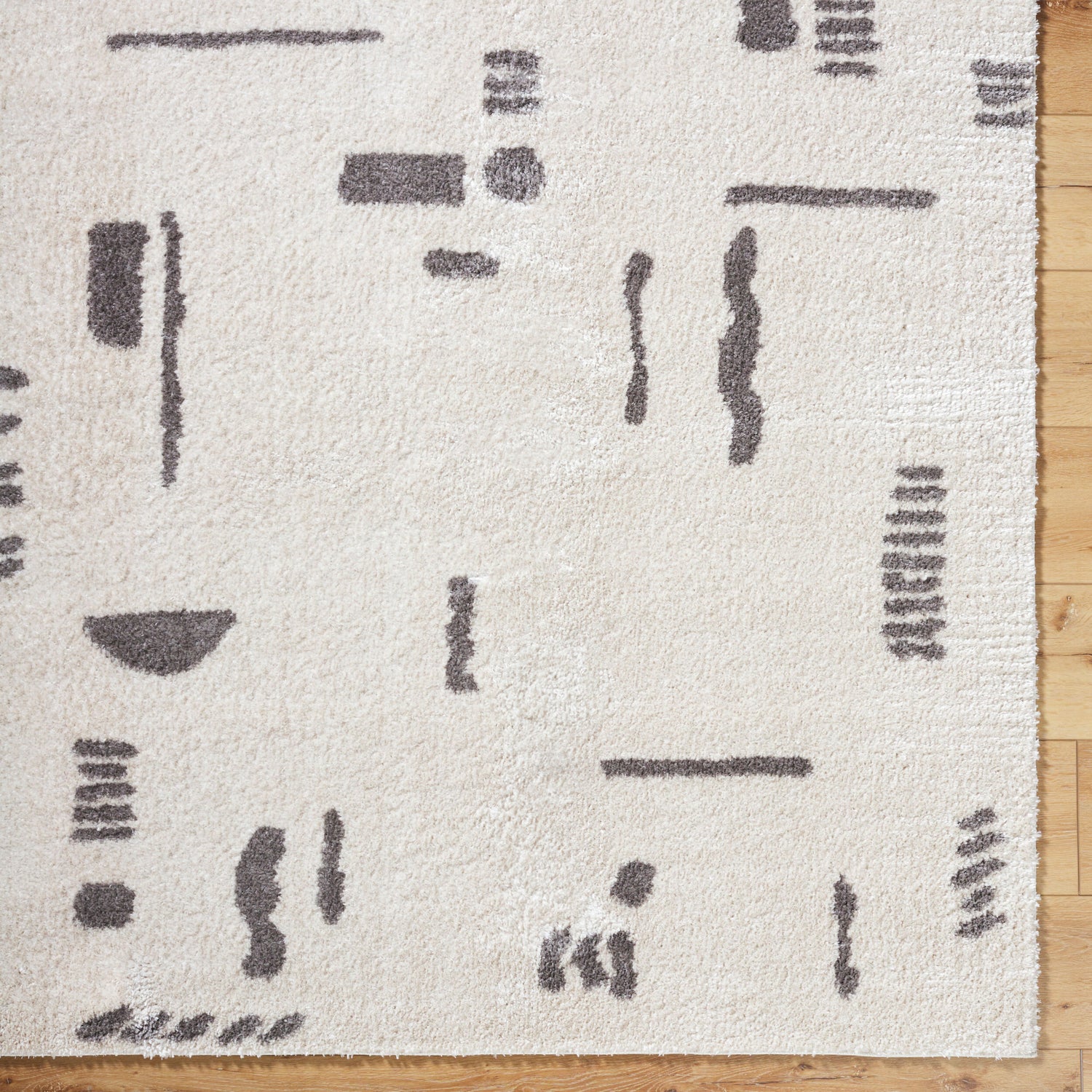 Fossay Shag Machine Washable Modern Shaggy Charcoal FSG2303 Rug - Love-Rugs