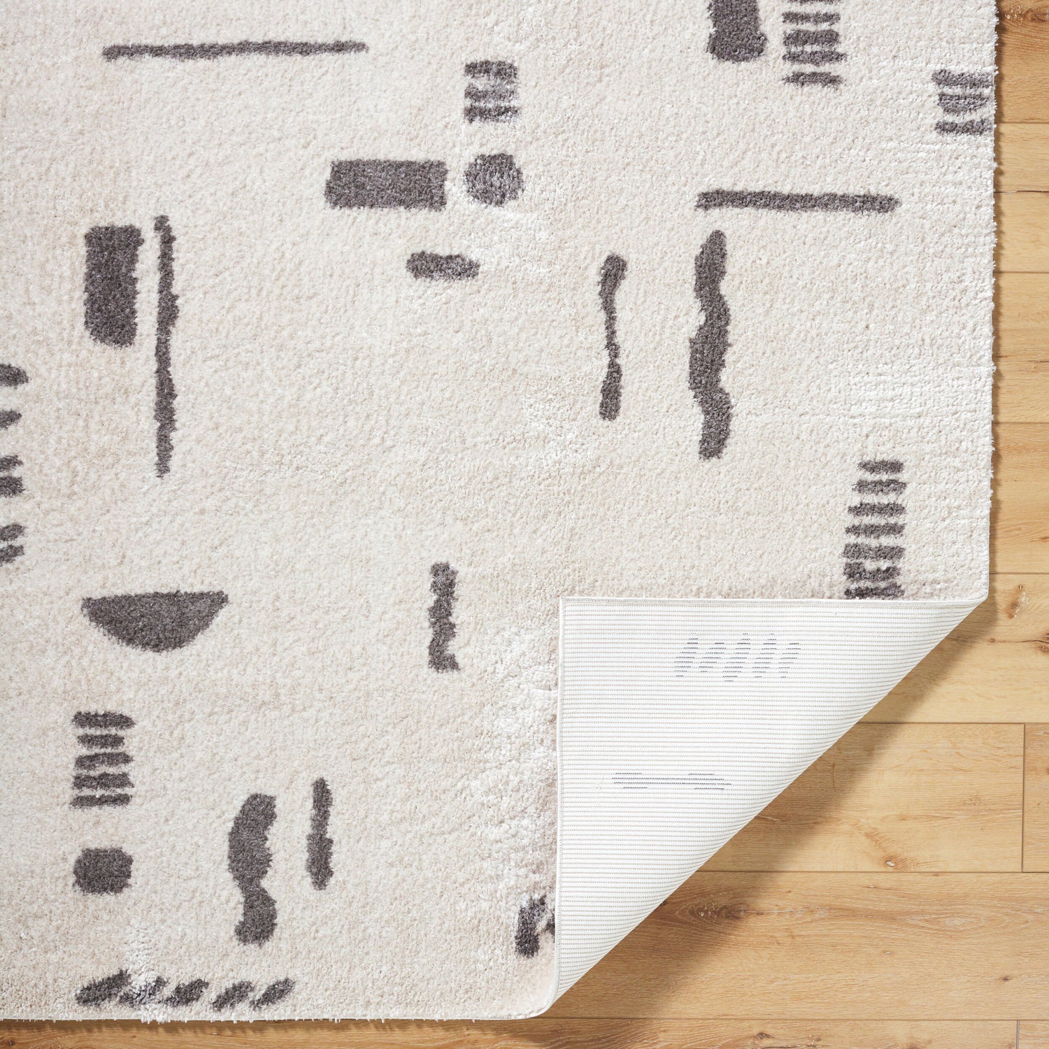 Fossay Shag Machine Washable Modern Shaggy Charcoal FSG2303 Rug - Love-Rugs