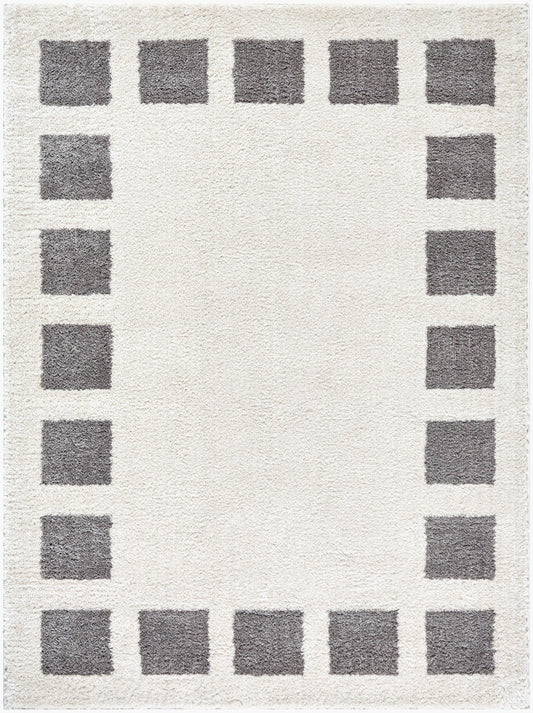 Fossay Shag Machine Washable Modern Shaggy Charcoal FSG2316 Rug - Love-Rugs