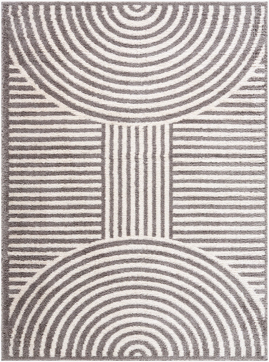 Fossay Shag Machine Washable Modern Shaggy Charcoal FSG2334 Rug - Love-Rugs