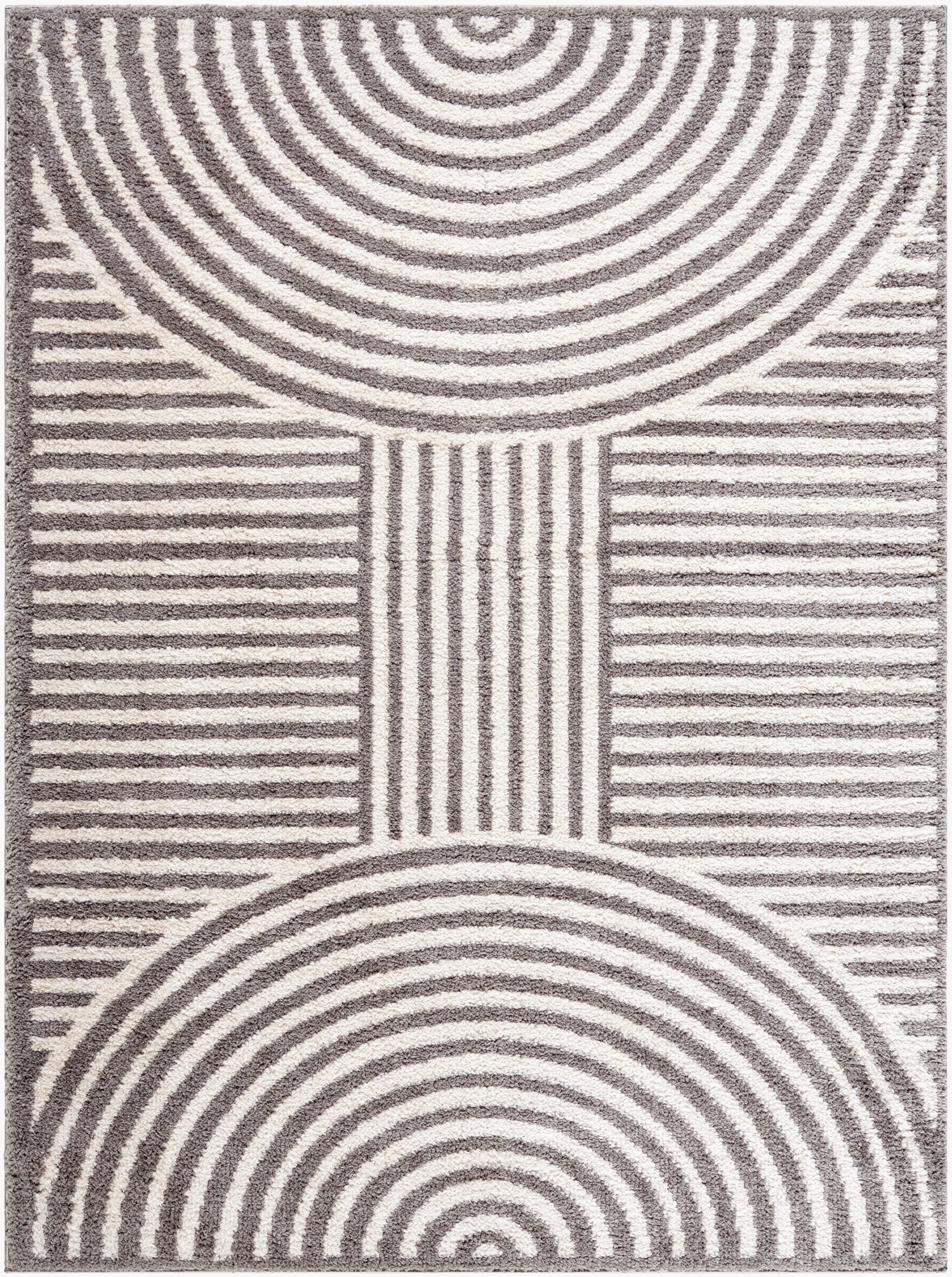 Fossay Shag Machine Washable Modern Shaggy Charcoal FSG2334 Rug - Love-Rugs
