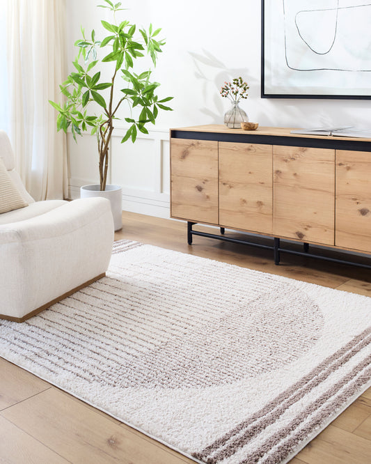 Fossay Shag Machine Washable Modern Shaggy Dark Brown FSG2305 Rug - Love-Rugs alternate image