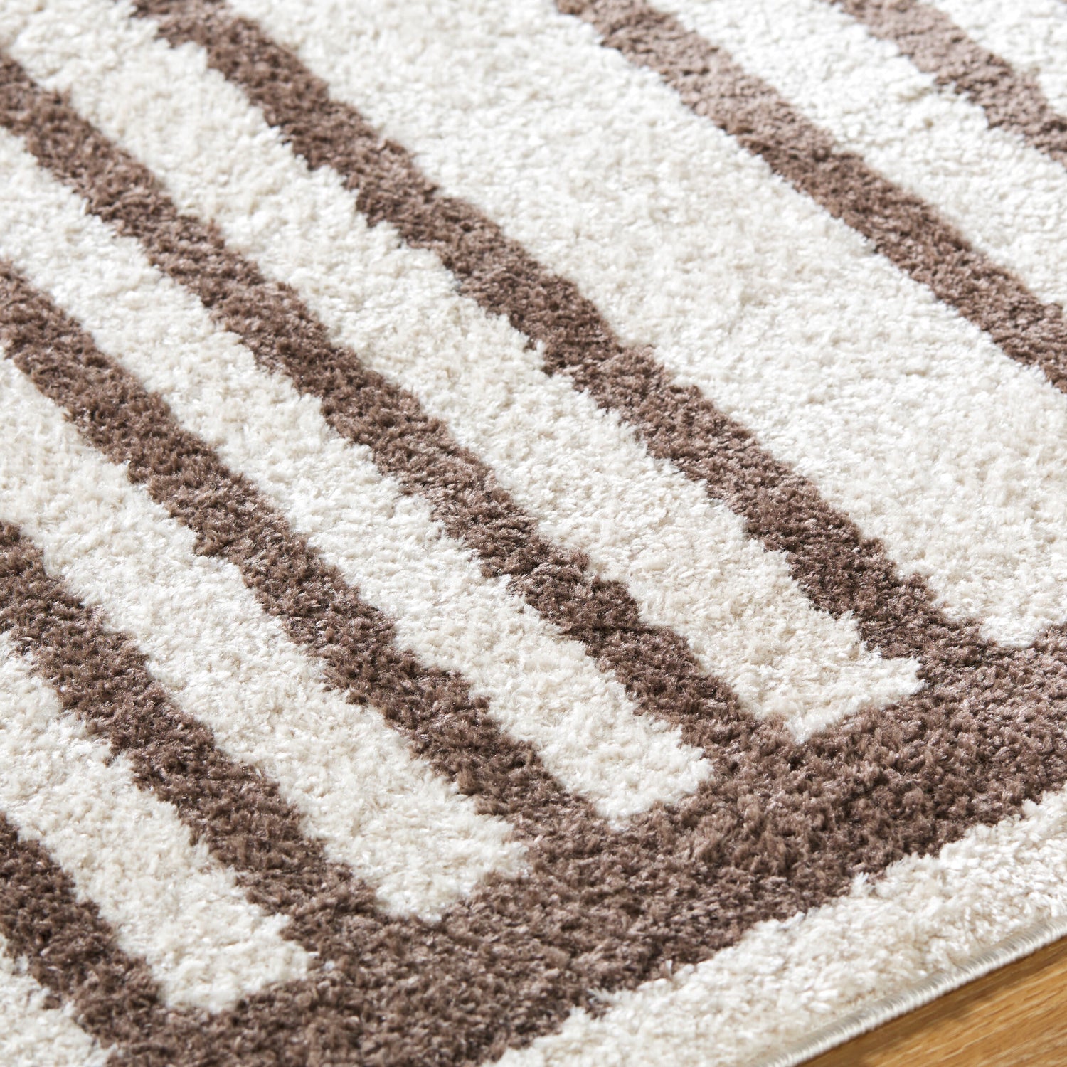 Fossay Shag Machine Washable Modern Shaggy Dark Brown FSG2310 Rug - Love-Rugs