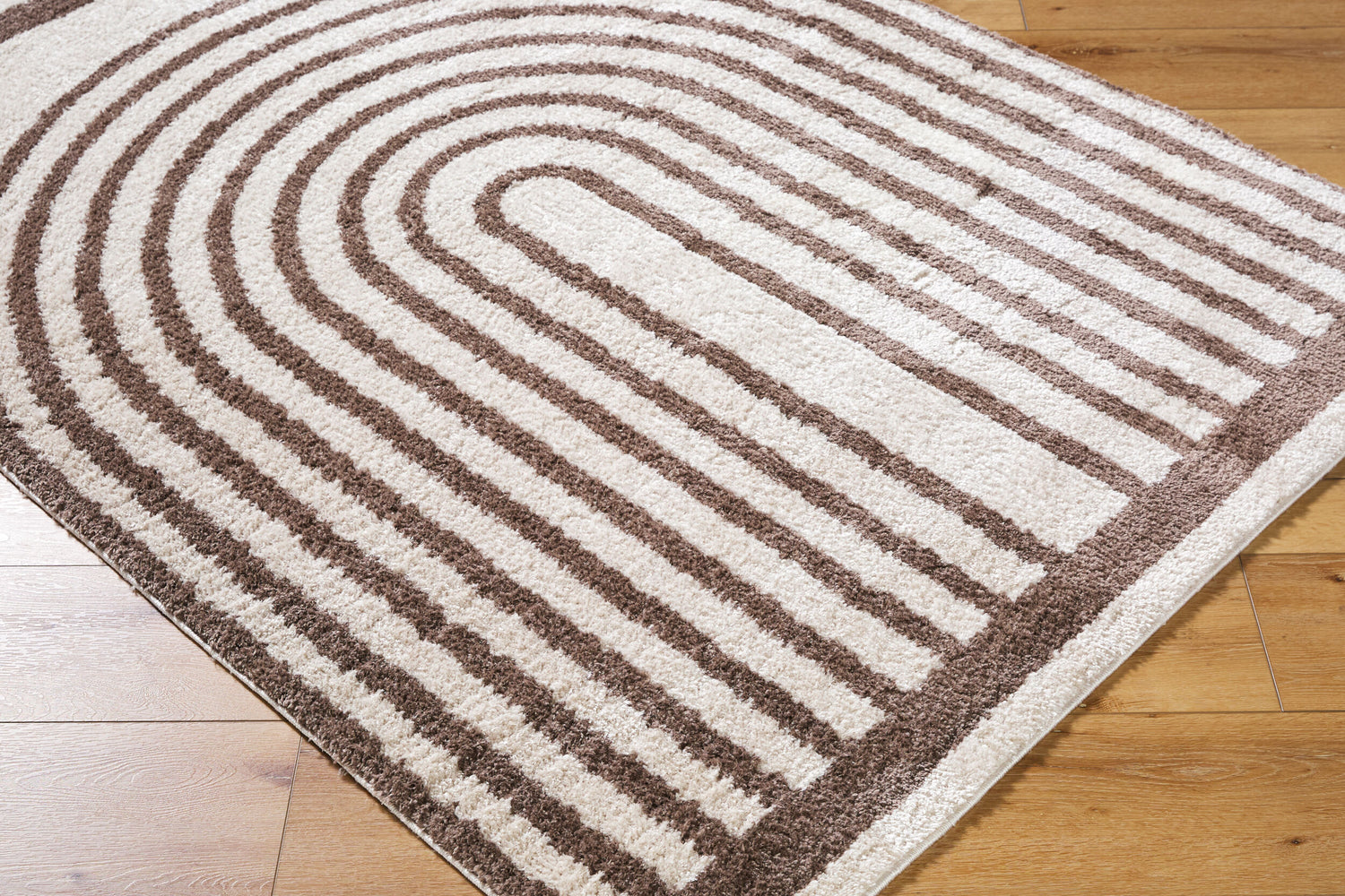 Fossay Shag Machine Washable Modern Shaggy Dark Brown FSG2310 Rug - Love-Rugs