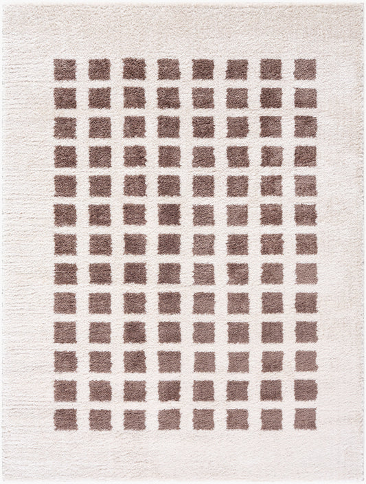 Fossay Shag Machine Washable Modern Shaggy Dark Brown FSG2318 Rug - Love-Rugs