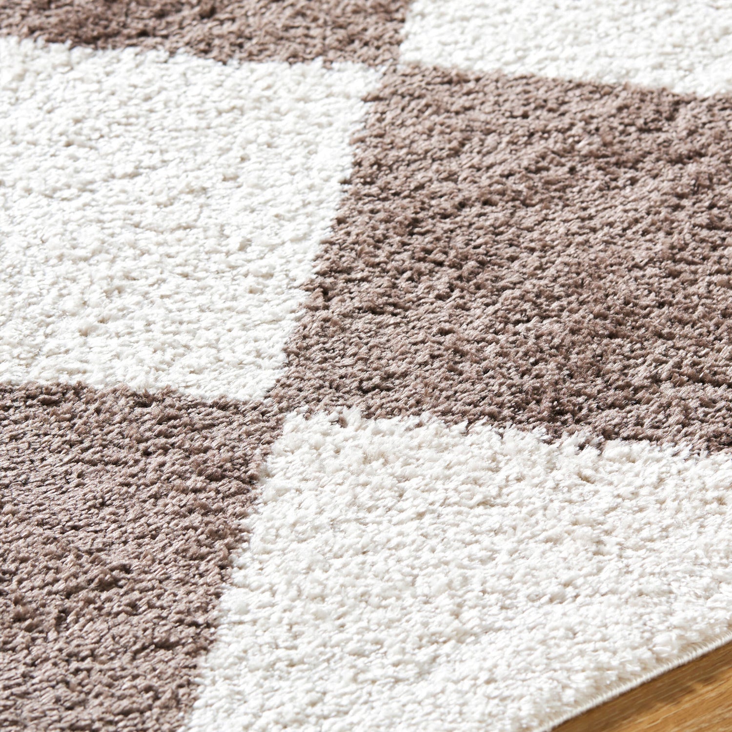 Fossay Shag Machine Washable Modern Shaggy Dark Brown FSG2323 Rug - Love-Rugs