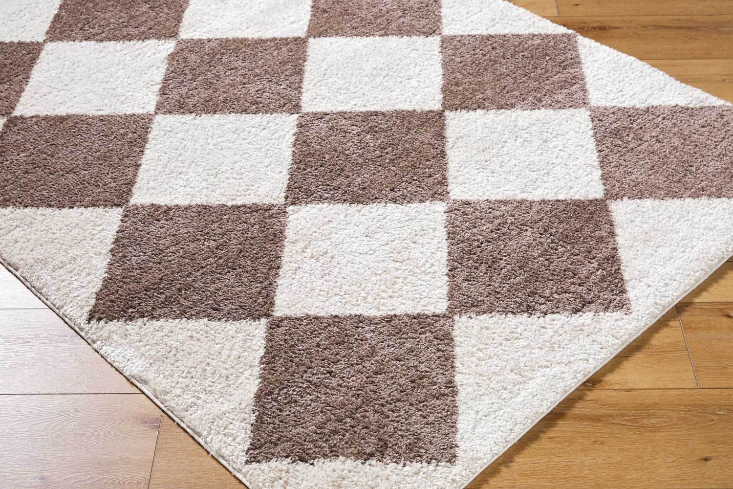 Fossay Shag Machine Washable Modern Shaggy Dark Brown FSG2323 Rug - Love-Rugs