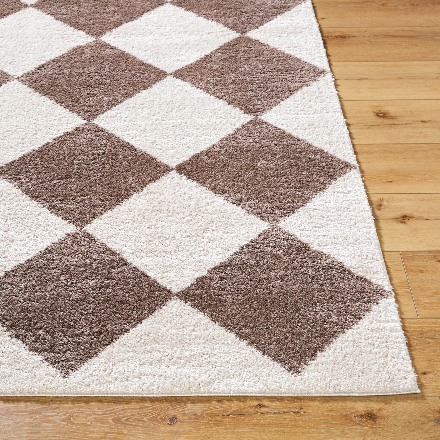 Fossay Shag Machine Washable Modern Shaggy Dark Brown FSG2323 Rug - Love-Rugs