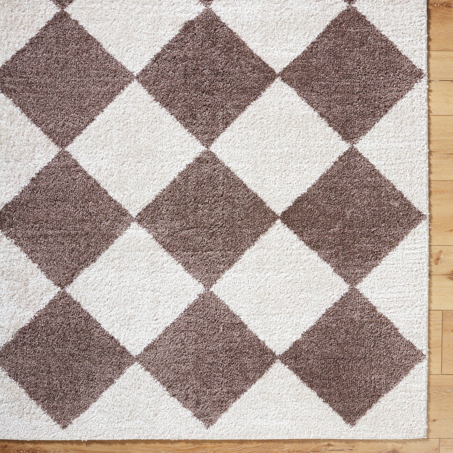 Fossay Shag Machine Washable Modern Shaggy Dark Brown FSG2323 Rug - Love-Rugs