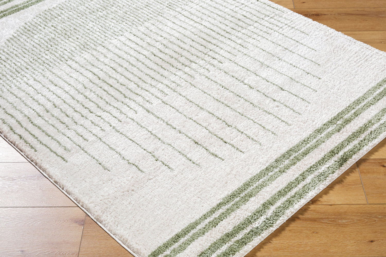 Fossay Shag Machine Washable Modern Shaggy Grass Green FSG2307 Rug - Love-Rugs