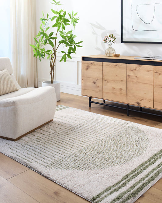 Fossay Shag Machine Washable Modern Shaggy Grass Green FSG2307 Rug - Love-Rugs alternate image