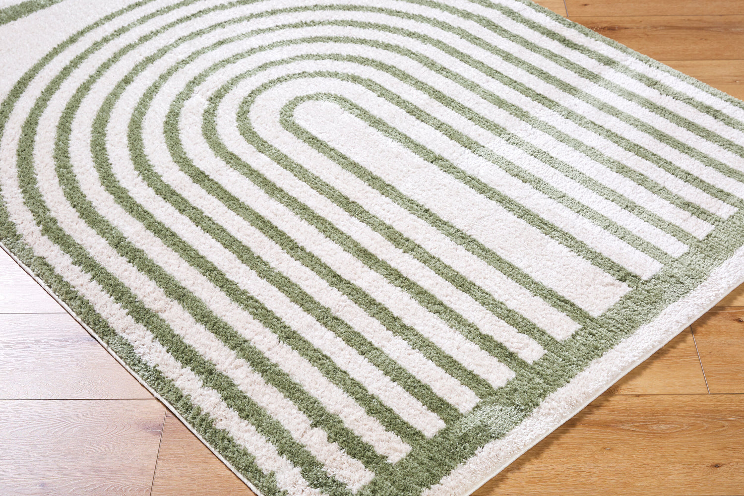 Fossay Shag Machine Washable Modern Shaggy Grass Green FSG2312 Rug - Love-Rugs