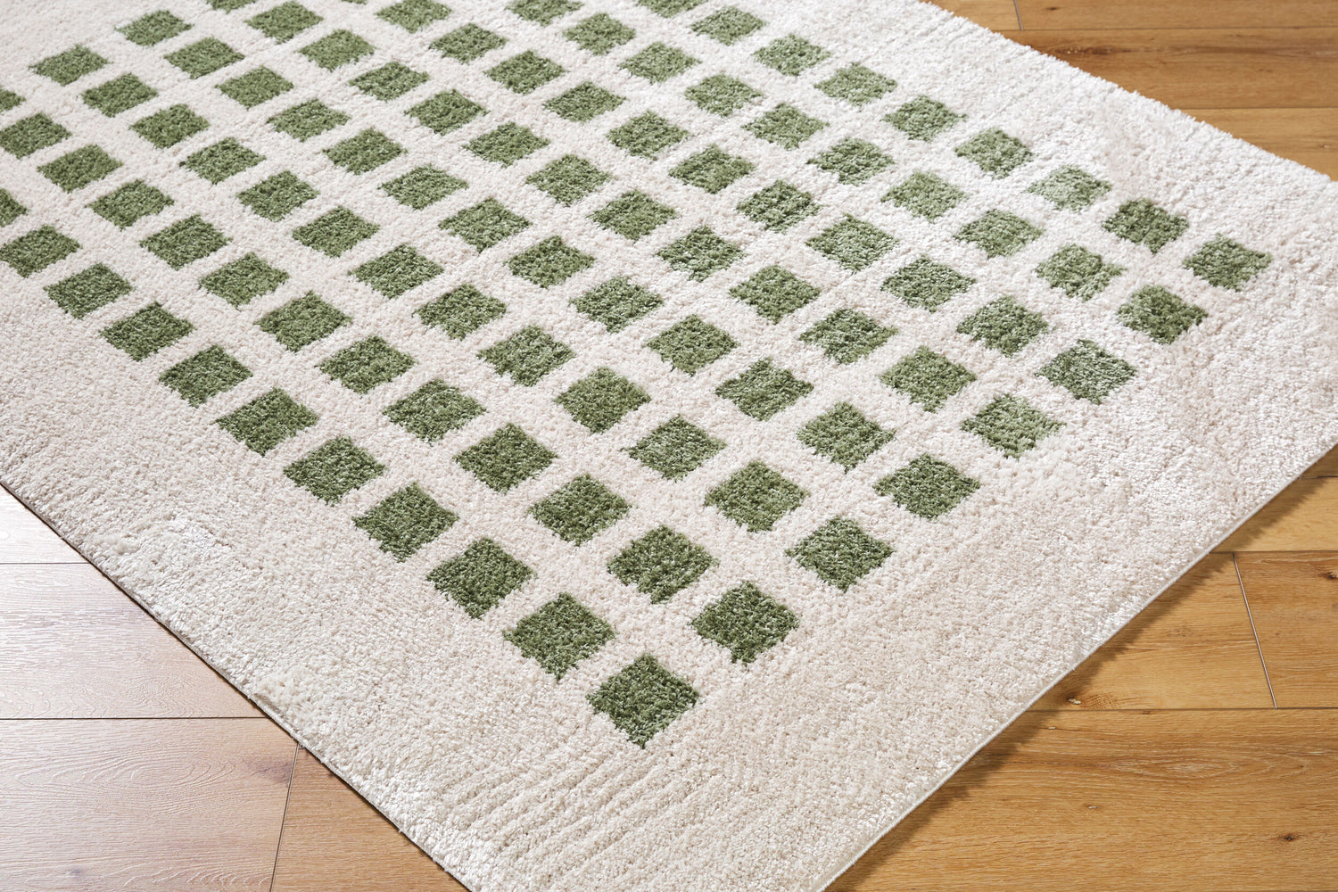 Fossay Shag Machine Washable Modern Shaggy Grass Green FSG2320 Rug - Love-Rugs