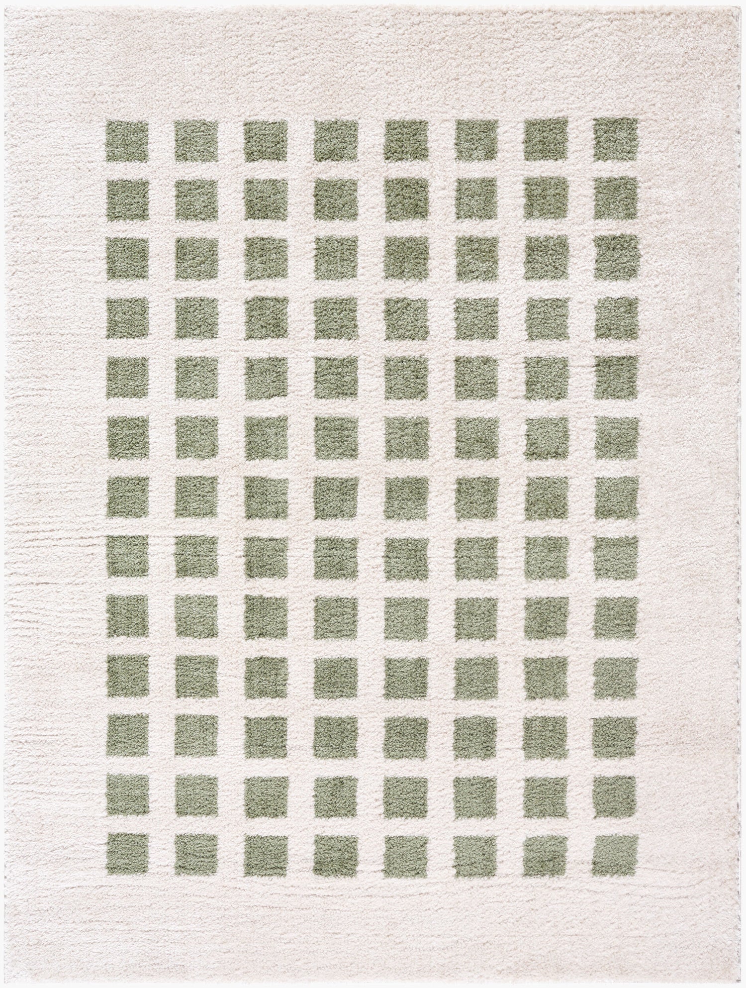 Fossay Shag Machine Washable Modern Shaggy Grass Green FSG2320 Rug - Love-Rugs
