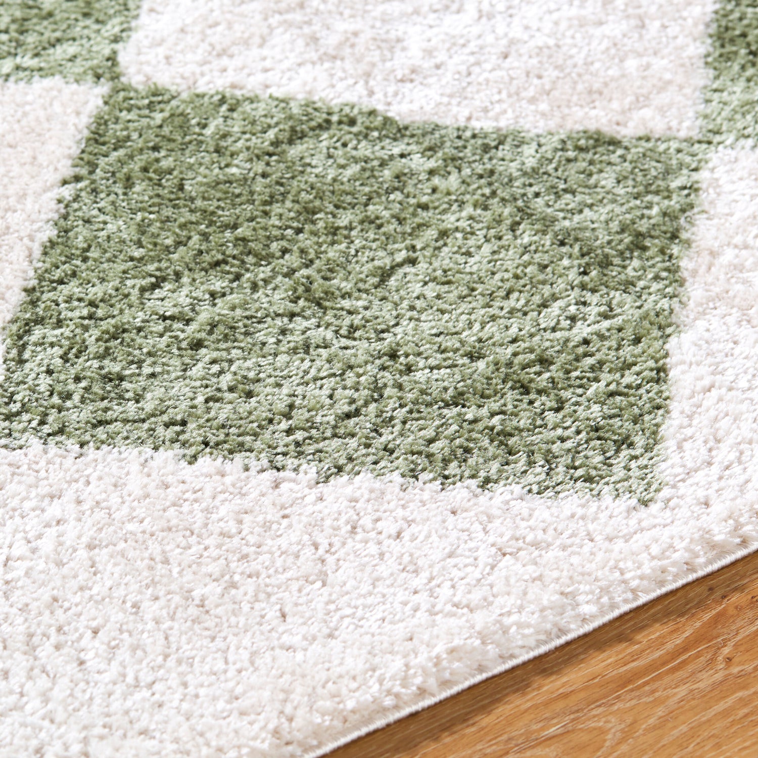 Fossay Shag Machine Washable Modern Shaggy Grass Green FSG2325 Rug - Love-Rugs