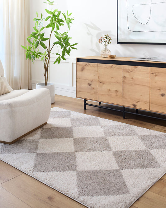 Fossay Shag Machine Washable Modern Shaggy Medium Grey FSG2327 Rug - Love-Rugs alternate image