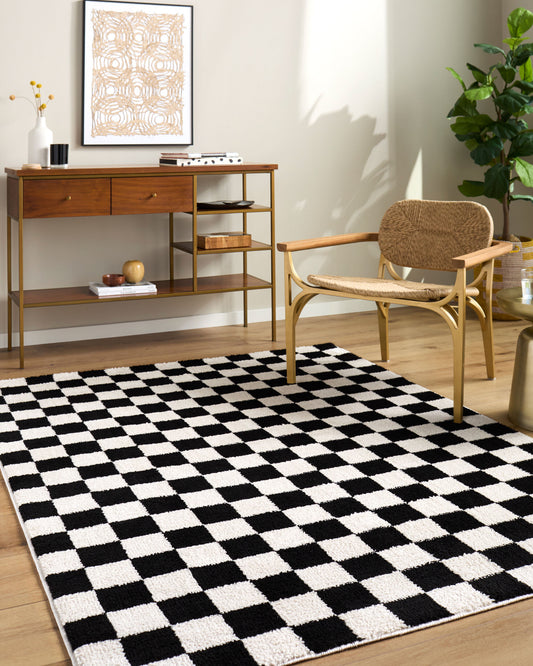 Fossay Washable Checkered FSG2347 Rug - Love-Rugs alternate image