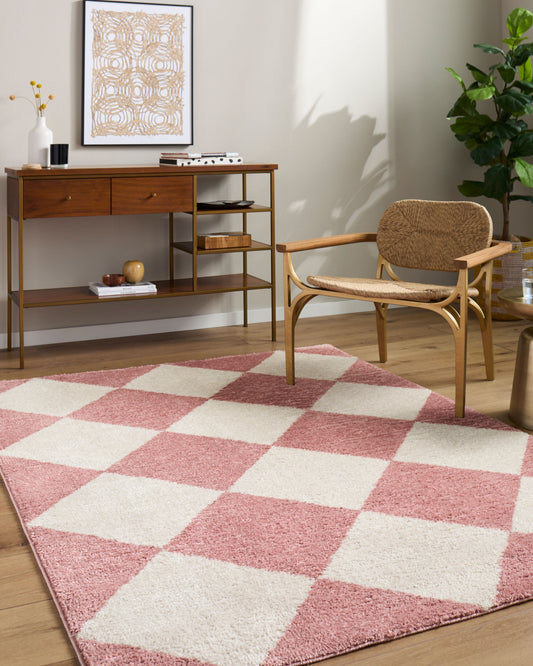 Fossay Washable Checkered FSG2355 Rug - Love-Rugs alternate image