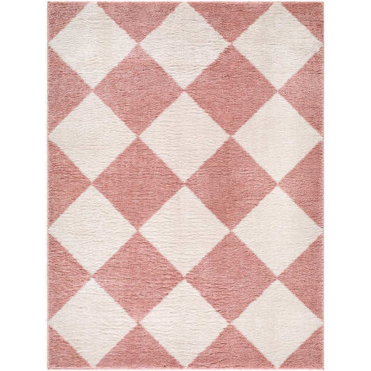 Fossay Washable Checkered FSG2355 Rug - Love-Rugs