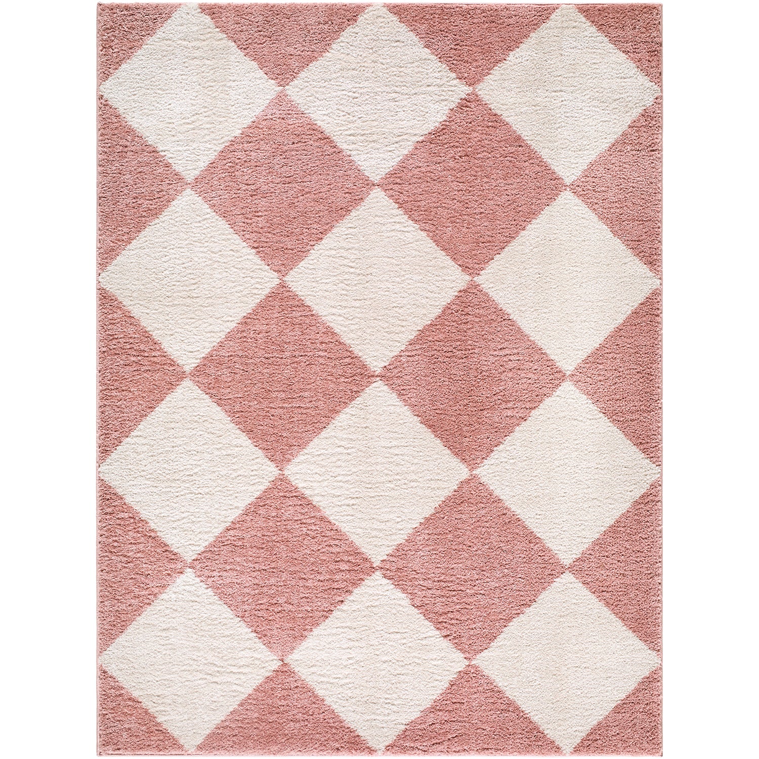 Fossay Washable Checkered FSG2355 Rug - Love-Rugs