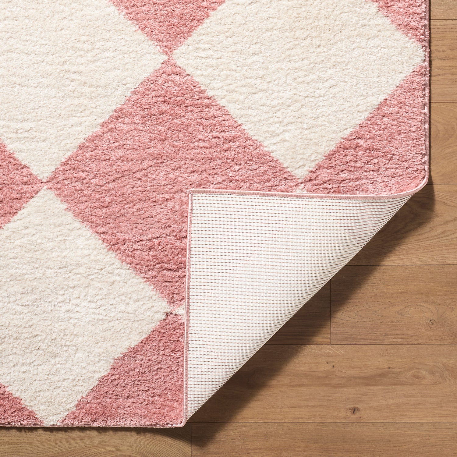 Fossay Washable Checkered FSG2355 Rug - Love-Rugs