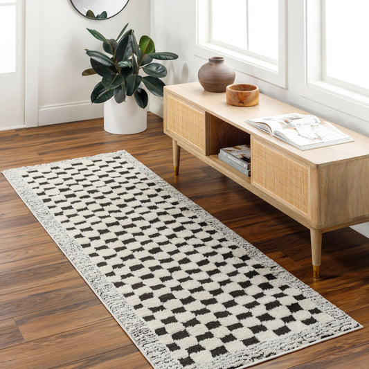 Freud Checkered FEU2325 Runner Rug - Love-Rugs alternate image
