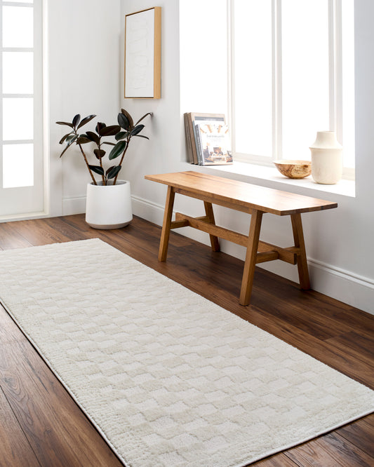 Freud Checkered FEU2327 Runner Rug - Love-Rugs alternate image