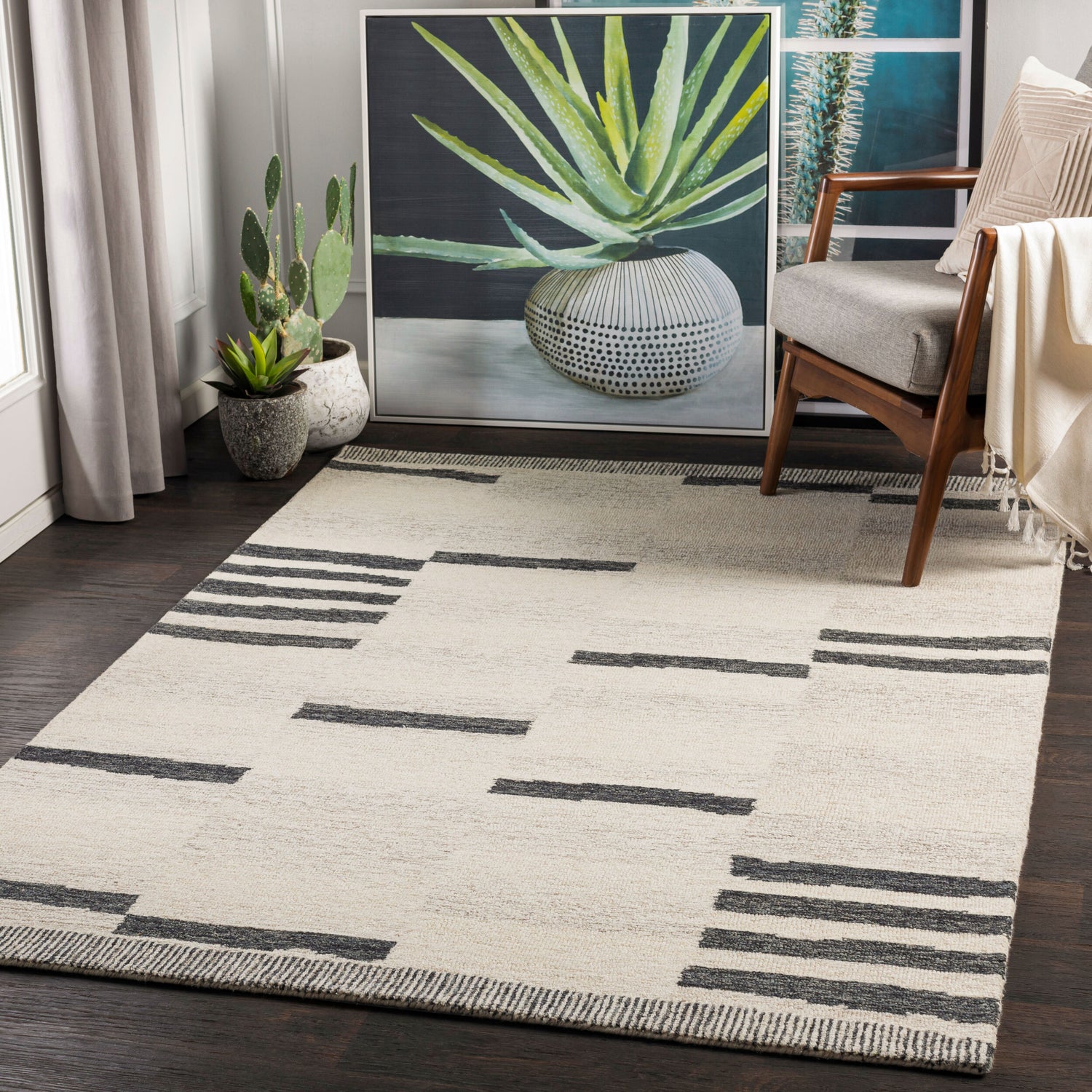 Granada Hand-Tufted Global Wool Beige GND2330 Rug - Love-Rugs