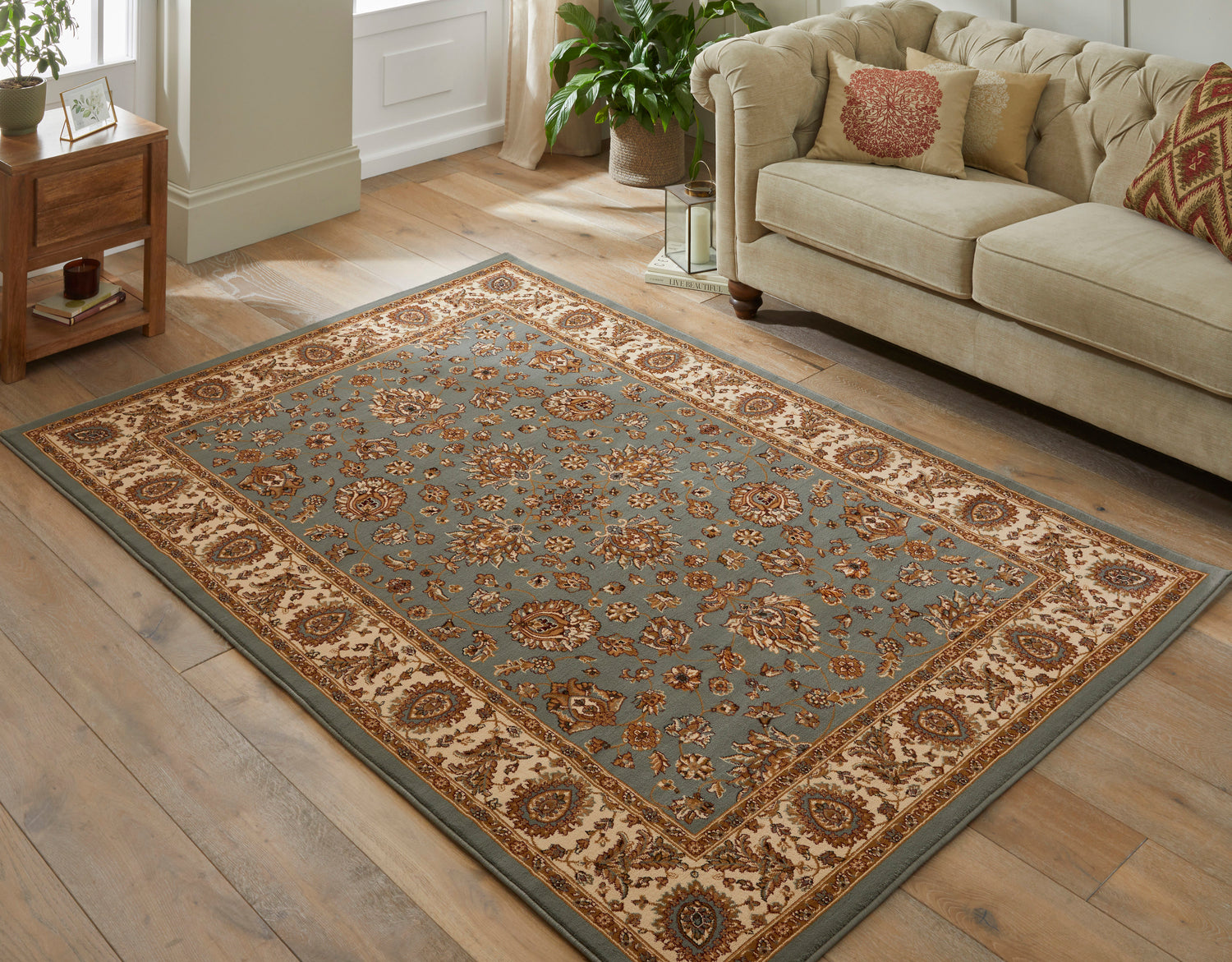 Grand Heritage GH102 Blue Rug - Love-Rugs