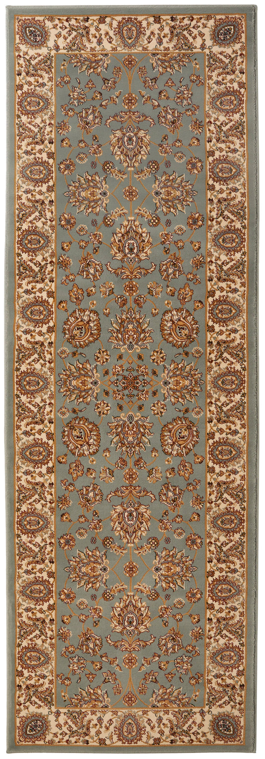 Grand Heritage GH102 Blue Runner Rug - Love-Rugs