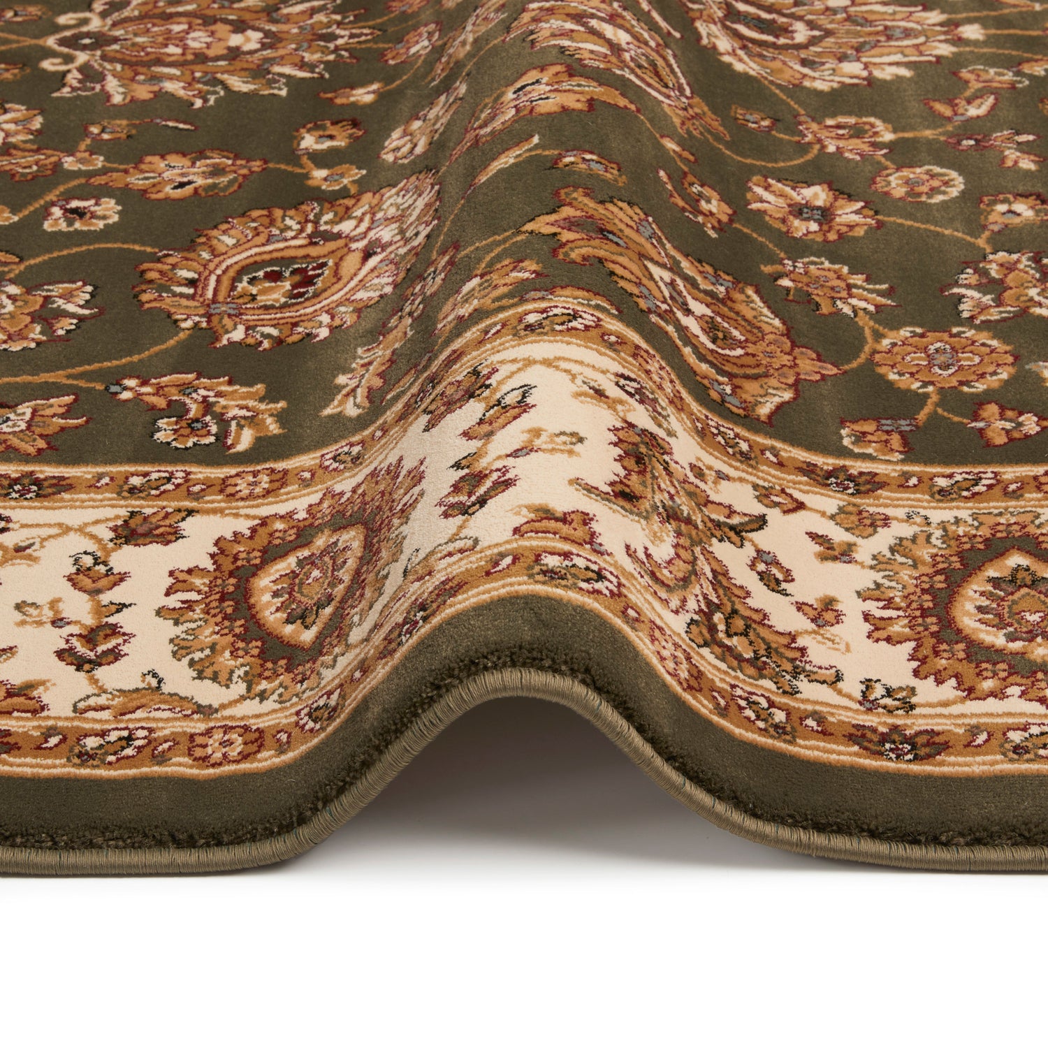 Grand Heritage GH102 Green Runner Rug - Love-Rugs