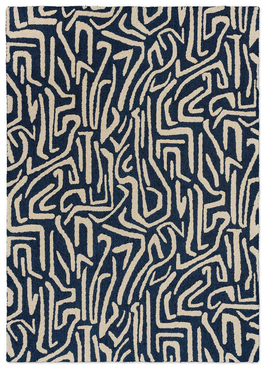 Harlequin Melodic Blue Outdoor 443608 Rug - Love-Rugs