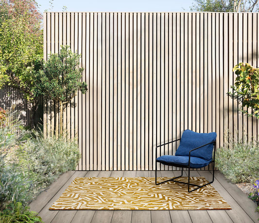 Harlequin Melodic Ochre/Gold Outdoor 443606 Rug - Love-Rugs alternate image