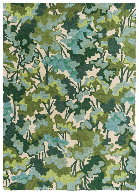Harlequin Tree Tops Green Outdoor 443807 Rug - Love-Rugs