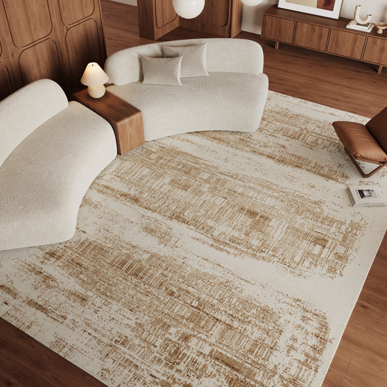 Nourison Harmony HAY01 Ivory Gold Rug