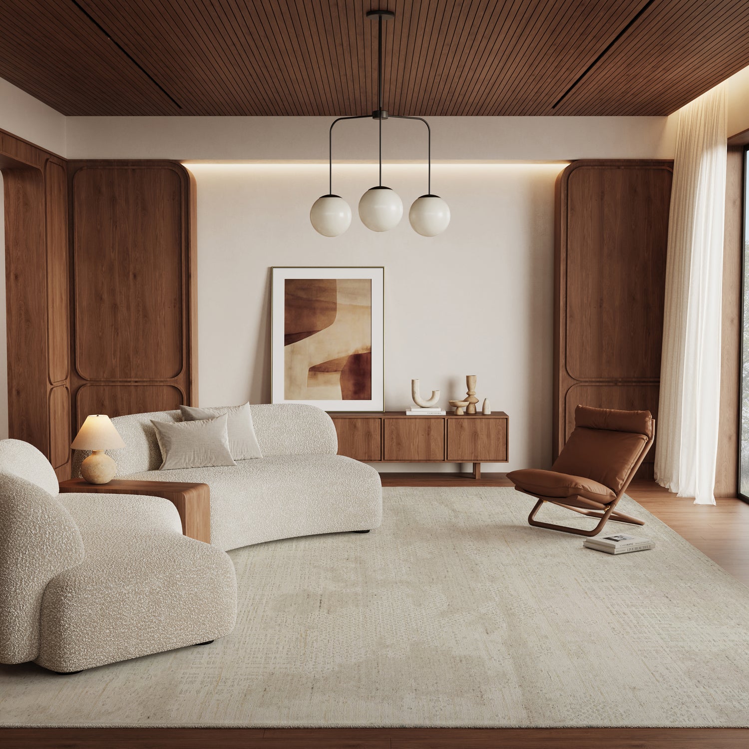 Nourison Harmony HAY07 Ivory Rug