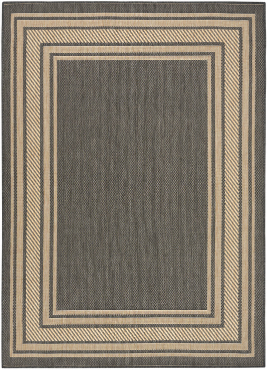 Nourison Horizon Indoor Outdoor HOZ03 Charcoal Rug