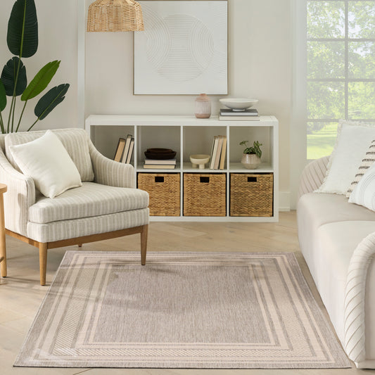 Nourison Horizon Indoor Outdoor HOZ03 Grey Rug alternate image