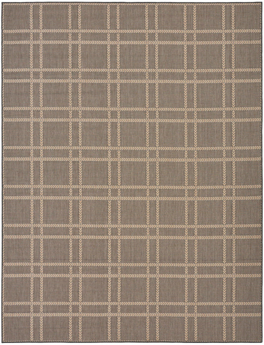 Nourison Horizon Indoor Outdoor HOZ04 Charcoal Rug