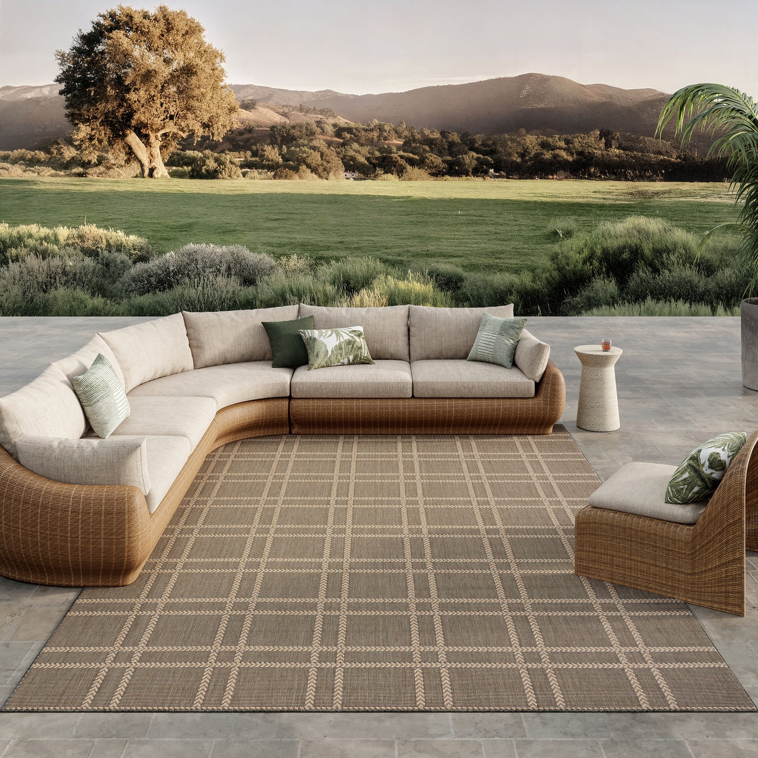 Nourison Horizon Indoor Outdoor HOZ04 Charcoal Rug