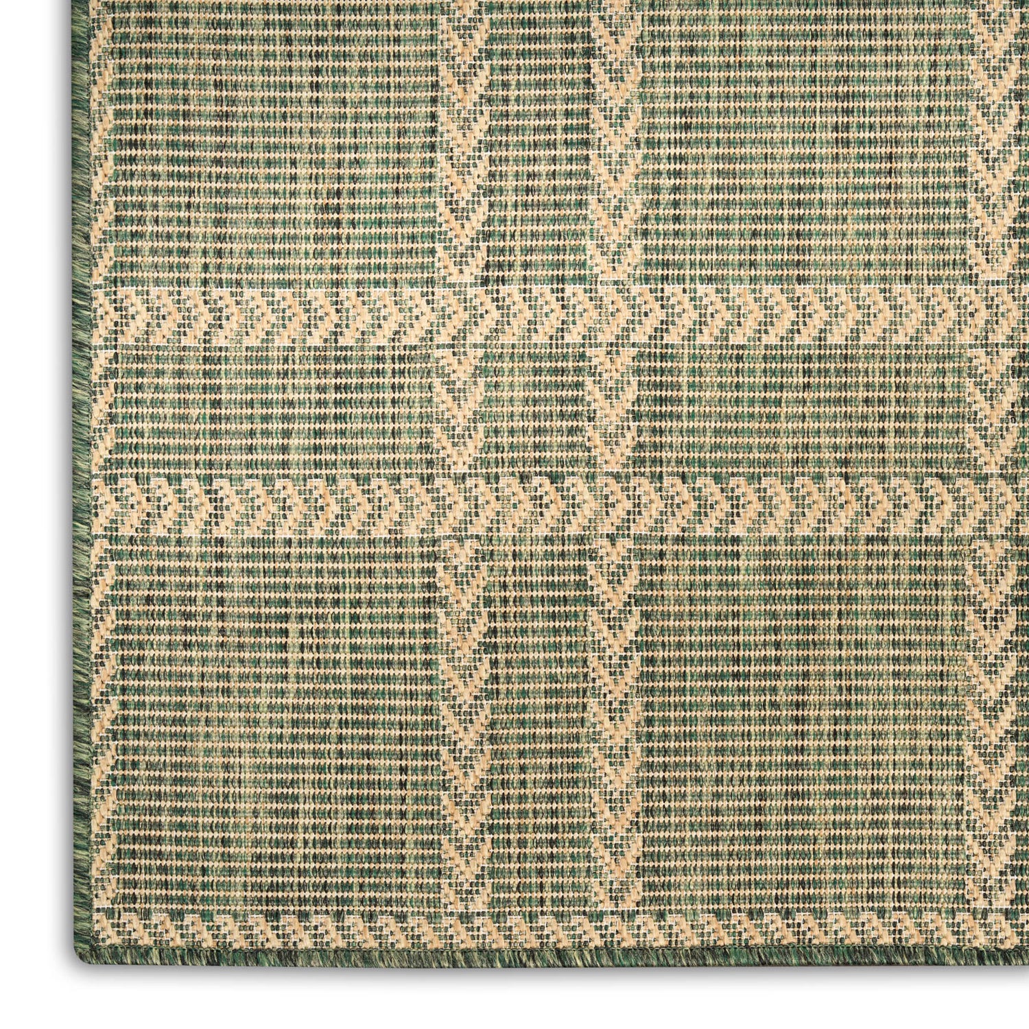 Nourison Horizon Indoor Outdoor HOZ04 Green Rug