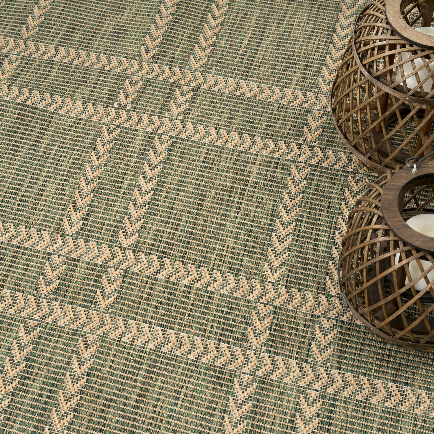 Nourison Horizon Indoor Outdoor HOZ04 Green Rug