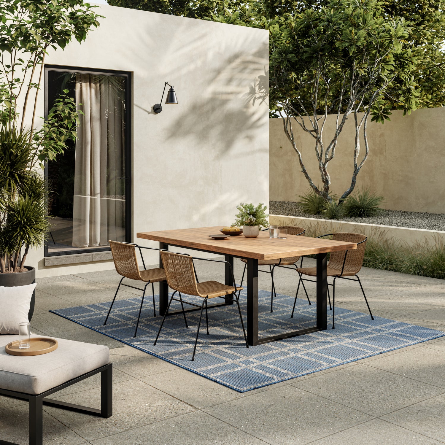 Nourison Horizon Indoor Outdoor HOZ04 Navy Rug